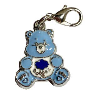 Care Bears Grumpy Bear Baby Blue Clip On Charm Cloud Enamel Zipper Pull Bag
